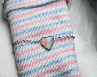 10MM Keepsake Heart Bezel Bracelet Setting, 925 Solid Sterling Silver