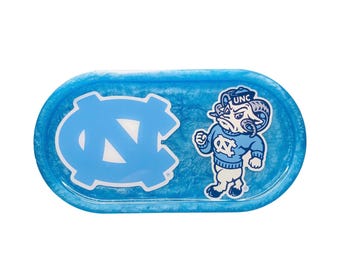 Sports/Team Theme Trinket Tray- UNC TARHEELS