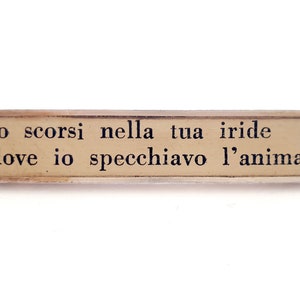 Spilla Poesia Italiana - Argento