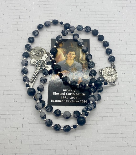 Men’s Confirmation Rosary Set with Bl. Carlo Acutis