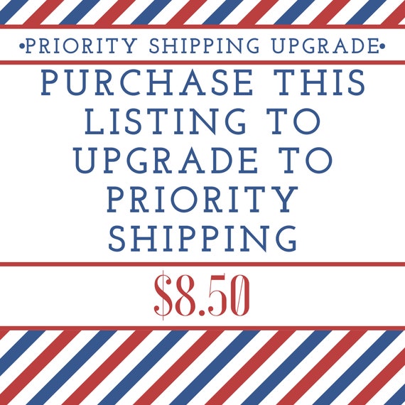 Priority Mail Shipping Upgrade