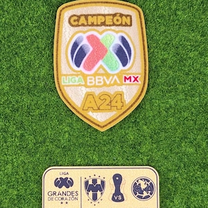 Club America Tricampeon Apertura 2024 Final VS Monterrey Sleeve Iron-on Patch Set