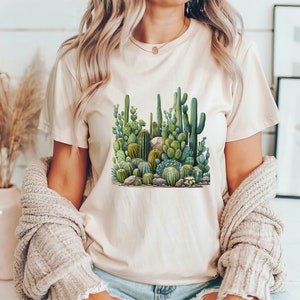 Cactuses Cactus Tee Desert Shirt Cactus Shirt Country Shirt Succulents Shirt Cute Cactus T Shirt Cacti Tee Plant Lover T Shirt