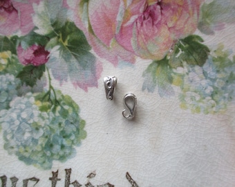 Brand New Sterling Silver (Marked .925) Scroll Bail for my Vintage China Pendants (only sold with a piece of jewelry) because of shipping