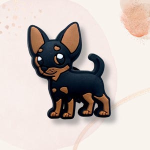 Chihuahua Shoe Charm, Animal, Pet, Dog Clog Accessory