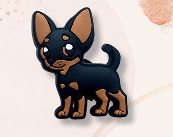 Chihuahua Shoe Charm, Fun Charm, Cute Puppy Charm, Stylish Charm, Animal Charm, Pet Charm, Dog Charm, Shoe Accessories