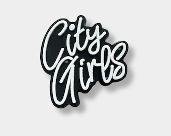 City Girls Shoe Charm: Fashion Clogs, Pop Culture Charm, Shoe Accessories
