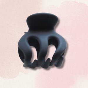 Kleine matte Klaue in schwarzer Griffkralle, stilvoller Haarschmuck, trendiger Haarschmuck, vielseitiges Haarstyling
