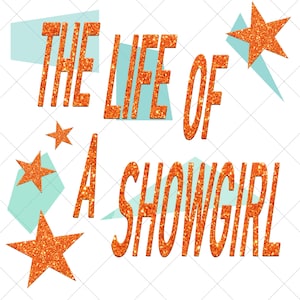 La vida de una corista PNG / Clipart de estrella pop brillante / Descarga digital