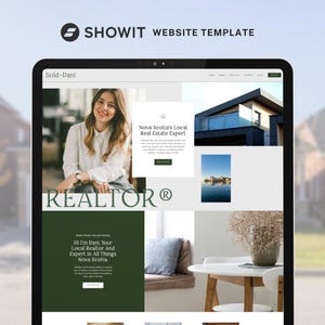 Showit Website Template for Real Estate Agent | Real Estate Agent Website | Real Estate Marketing | Realtor Website |  Dani Template