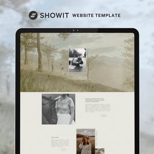 Showit Website Template for Wedding & Elopement Photographer, Creative Professionals, Wedding Planners, Florists and More | Lainey Template