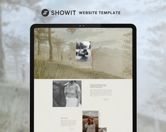 Showit Website Template for Wedding & Elopement Photographer, Creative Professionals, Wedding Planners, Florists and More | Lainey Template