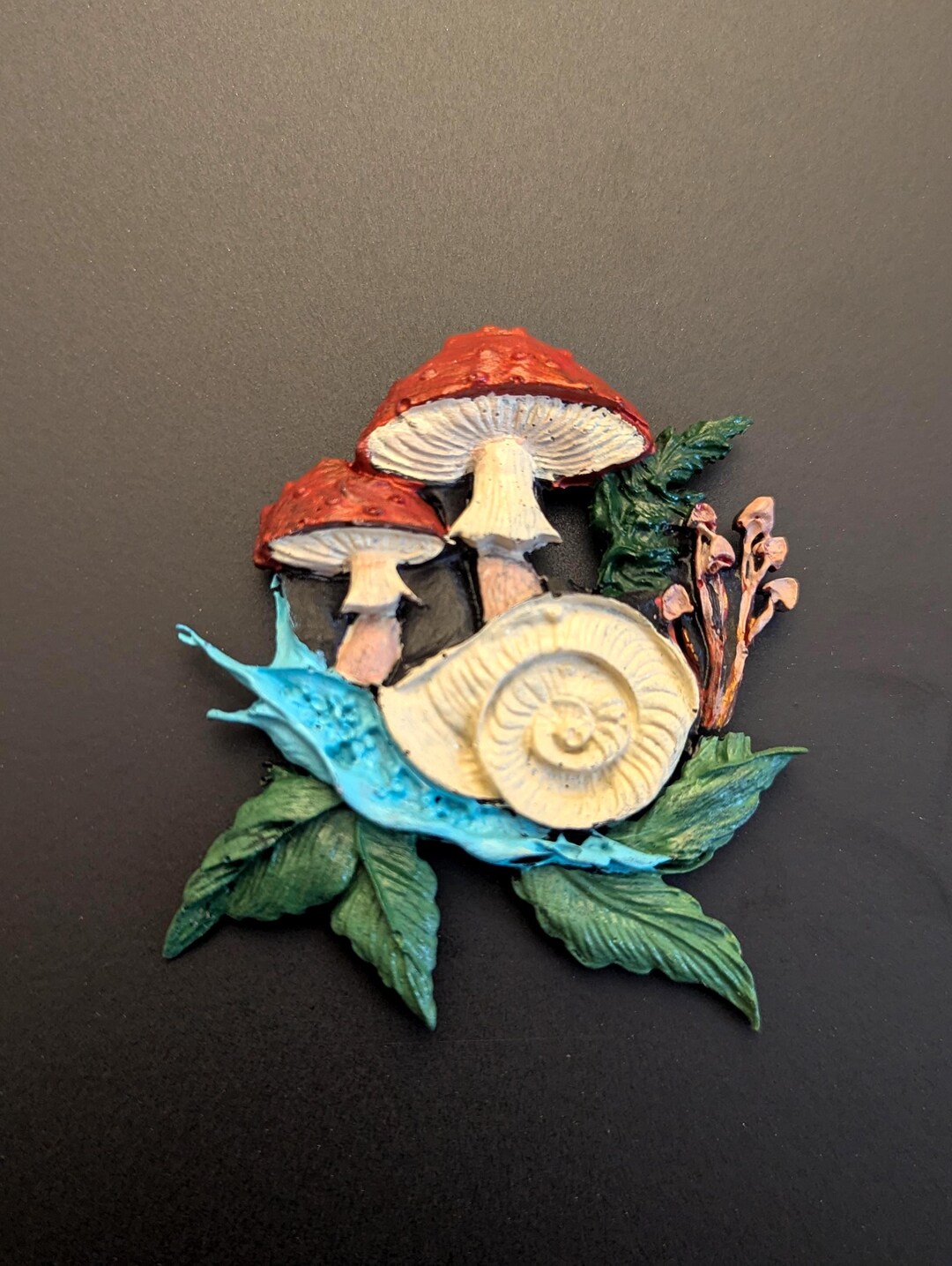 Snail Magnets Snail Magnet | Handpainted Resin Art | 2.5 Inch Magnet - Etsy