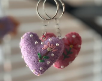 felt key chains