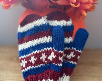Kids woolen mittens