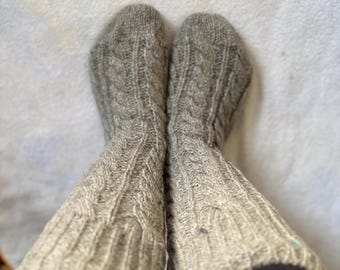 Woolen knee high socks