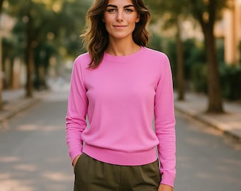 Ladies bamboo wool sweaters for spring