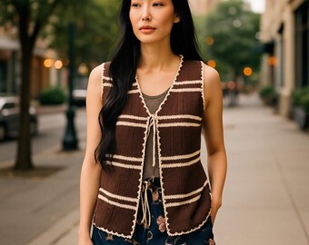 Ladies outer sleeveless tops