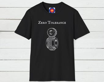 Maschinen T-Shirt: Lustiges Technik T-Shirt mit Zahnrädern