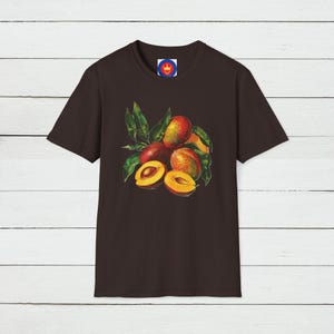 Mango T-Shirt, Mango Graphic Tee, Food Shirt, Screen Print Shirt, Clothing Gift, Fruit Tee, Foodie Gift, Vintage fruit tee, Unisex T-Shirt