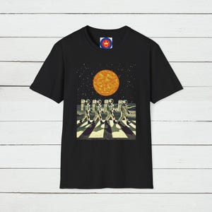 Astronauts Abbey Road Unisex T-Shirt Movie Music Mashup Adults Gift For Men T Shirt