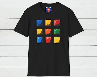 Retro Building Blocks T-Shirt, Master Builder Graphic TShirt, Creative Brick Design Tee, Gift for Lego Fans, Construction Unisex Shirt