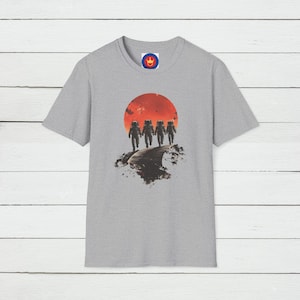 宇宙飛行士グラフィックTシャツ：レトロSFスペースTシャツ