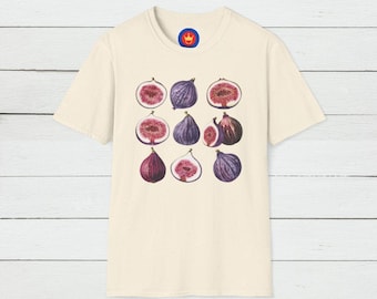 Figs Graphic T-Shirt: Vintage Fruit Tee, Foodie Gift