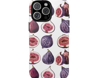 Funda para teléfono con diseño de higos: diseño de frutas, funda protectora