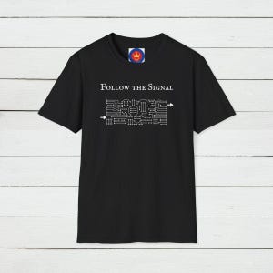 Camiseta gráfica com placa de circuito: camiseta unissex de engenharia