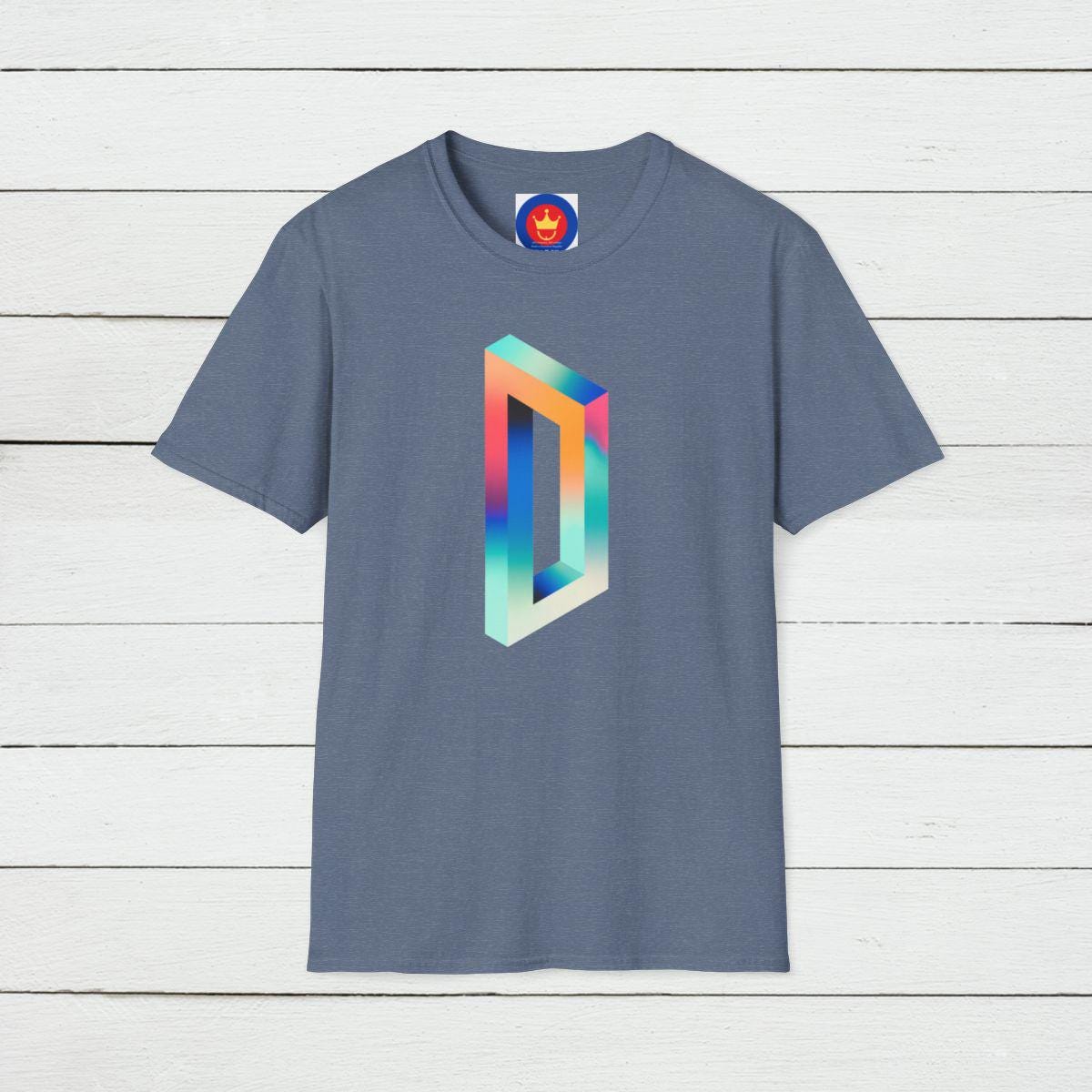【SATIIIZ】Illusion Pigment Embroidery Short-Sleeved T-Shirt Optical Illusion Triumph T-Shirt – Chubb Studios