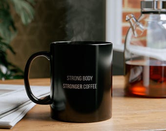 Taza de café con cafeína para amantes del café, para el gimnasio, para fitness, motivadora, para el gimnasio