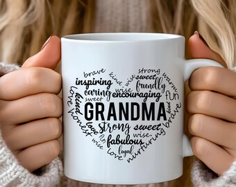 Grandma Mug for Grandmother Gift for Mothers Day Mug for Granny Mugs Gift Grandma Birthday Coffee Mug for Nana Gift  Mugs with Messages