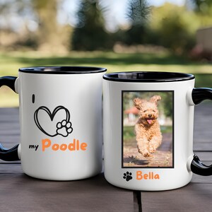 Personalisierte Haustier Fototasse als Geschenk für Hundeliebhaber