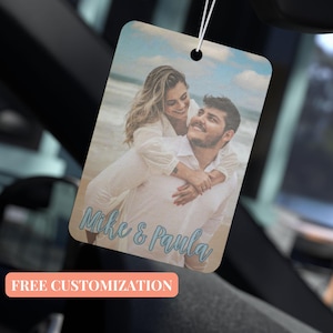 Personalized Photo Car Air Refresher Driving Test Pass Gift Idea First Car Boyfriend Birthday Gift Car Lovers Custom Picture Gift Husband