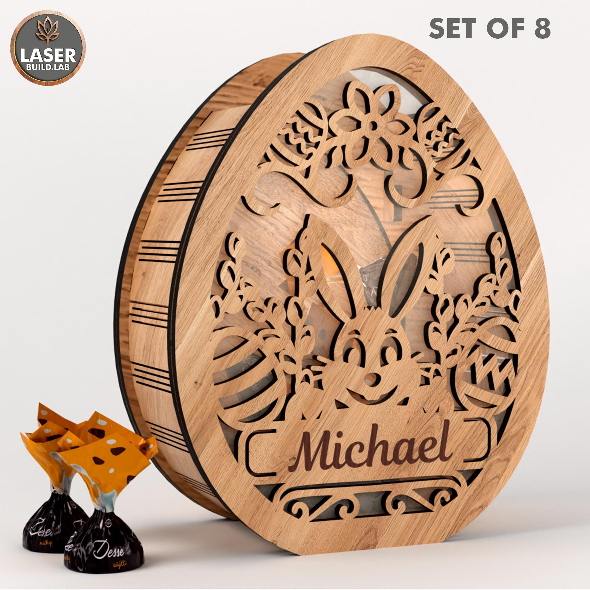 Bundle Easter Svg Laser Cut Files for Glowforge, Lightburn, Easter ...