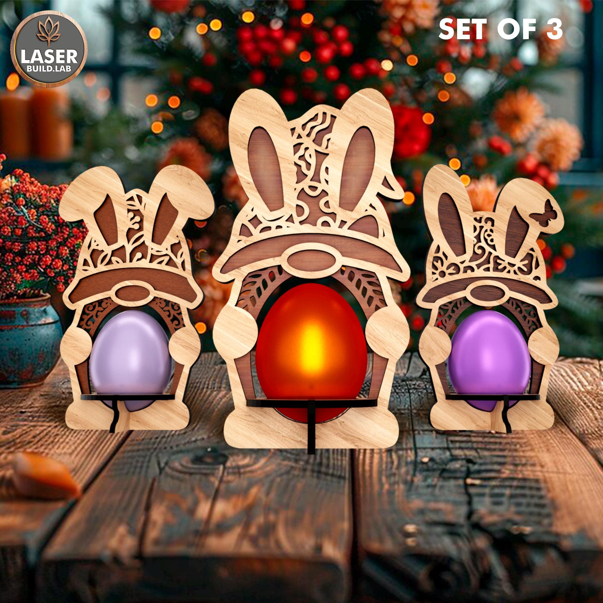 Bundle Easter Svg Laser Cut Files for Glowforge, Lightburn, Easter ...