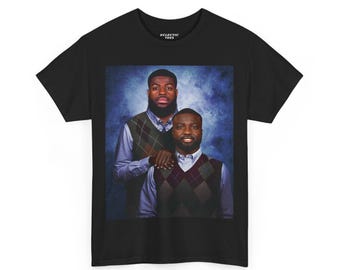 Byron Young y Jared Verse Los Ángeles, camiseta de fútbol vintage de hermanastros, camisetas gráficas de los Rams, Byron Young y Jared Verse