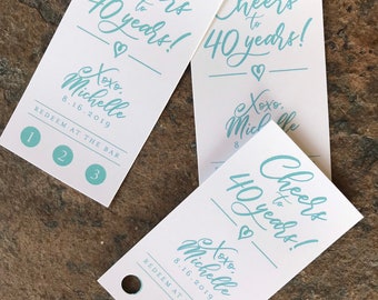 Drink Punch Tickets - Redeem for a Drink - Party Bar Tickets - Paper Tickets - Punch Card - Drink Token Drink Limit Card -  QTY 20