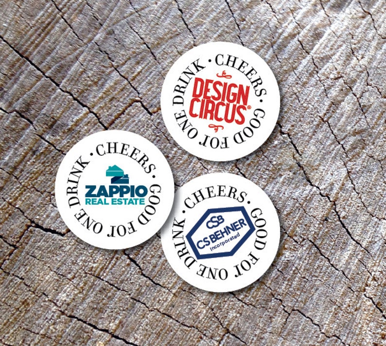 50 Your Logo Drink Tickets Redeem for a Drink Party Bar Etsy