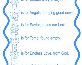 10 Easter Story Cards Speeches, Chants and Poetry: Resurrection Sunday Skits and Poems for Youth and Toddlers Kids Palm Sunday Game Activity