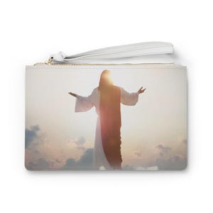 Königreich Gelöbnis, Yahshua, Clutch Bag, Perfekt für Geschenke & Feiern, stilvoller Reisebegleiter, christliches Design