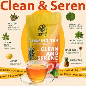 Cleansing Tea,Weight Loss Tea,Detox Tea,Slimming Tea,Digestion Tea,Tea for Bloating,Herbal Tea,Senna Tea Cleanse,Bloat Relief Tea