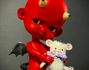 Custom ball jointed devil doll