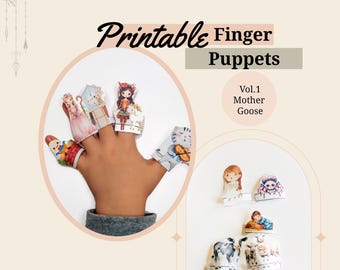 Mother Goose Finger Puppets: Nursery Rhymes Story Time (Digital Download)