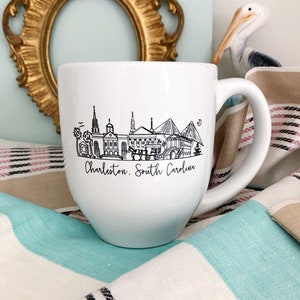 Charleston, South Carolina Skyline Mug