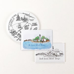 Saint Simons Island, Georgia Magnets