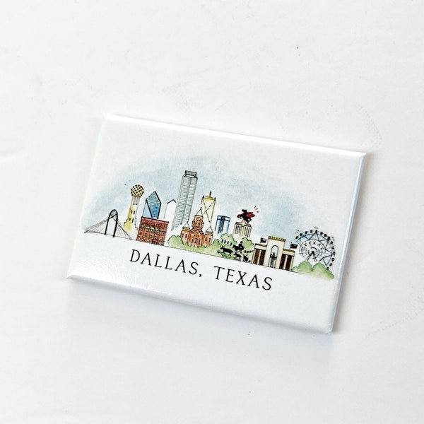 Dallas, Texas Skyline Magnet