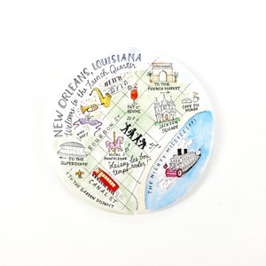 New Orleans, Louisiana Magnets