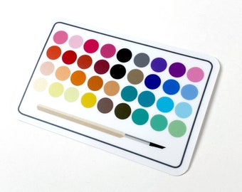 Artist Palette Vinyl Sticker